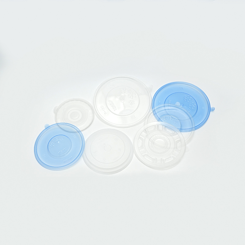 Copchio trasparente di plastica rotonda in plastica rotonda